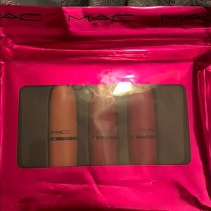 NIB Mac Holiday lipstick trio